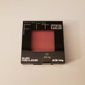 55 Berry Maybelline New York Fit Me Blush Pressed Powder Shade 55 .16oz Sealed
